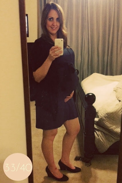 Preggo Meg O. – 33 Weeks! (plus a purse thief story)