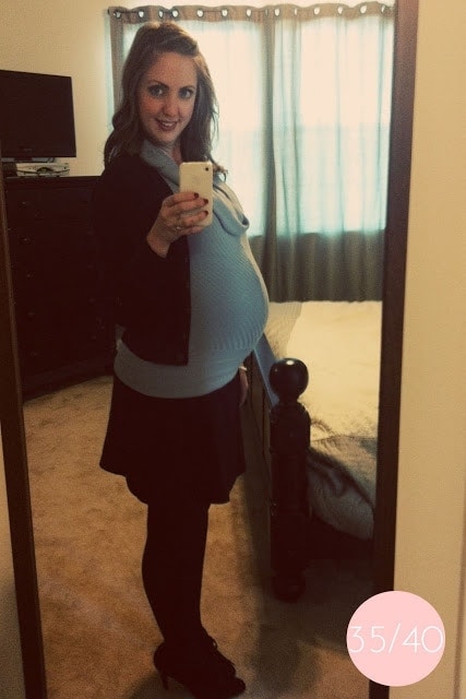 Preggo Meg O. – 35 Weeks!