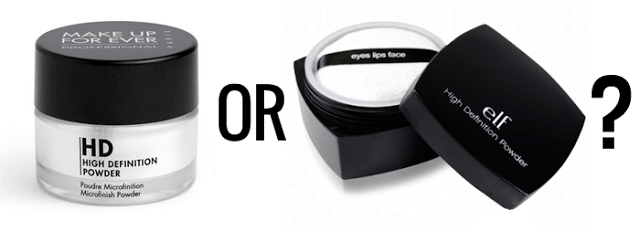 HD Powders: MUFE vs ELF