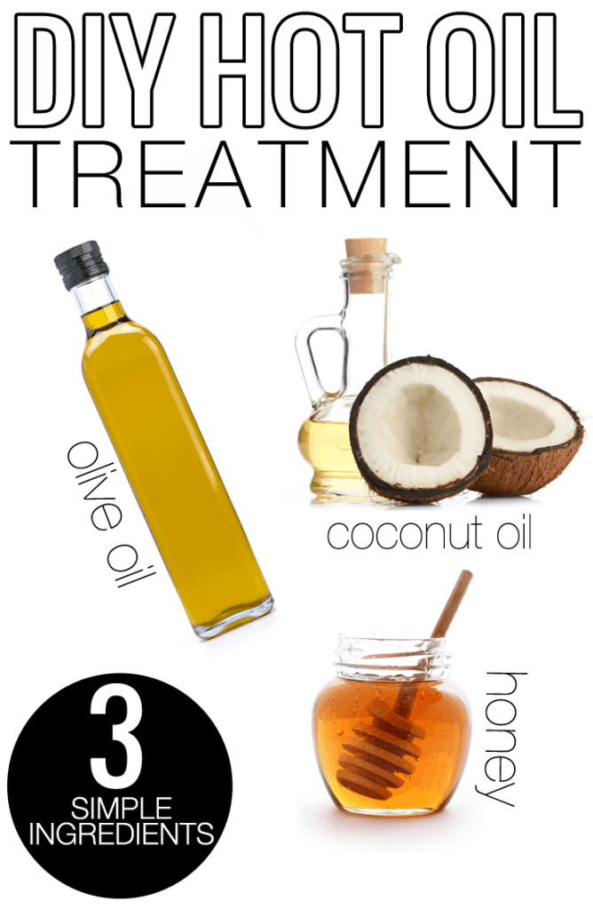 DIY All Natural Hot Oil Hair Treatment by beauty blogger Meg O. on the Go