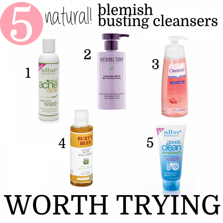 5 Natural Blemish Busting Cleansers Worth Trying