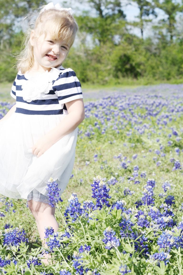 Toddler Bluebonnet Pictures