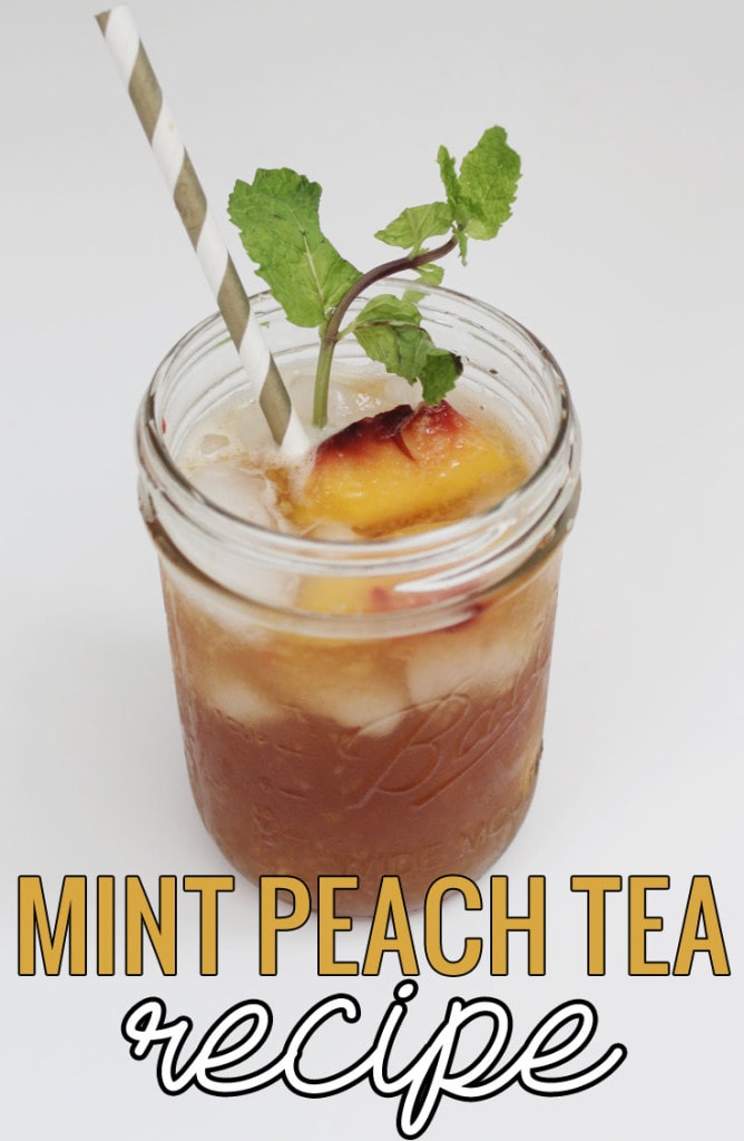 Mint Peach Tea Recipe #TrendTea
