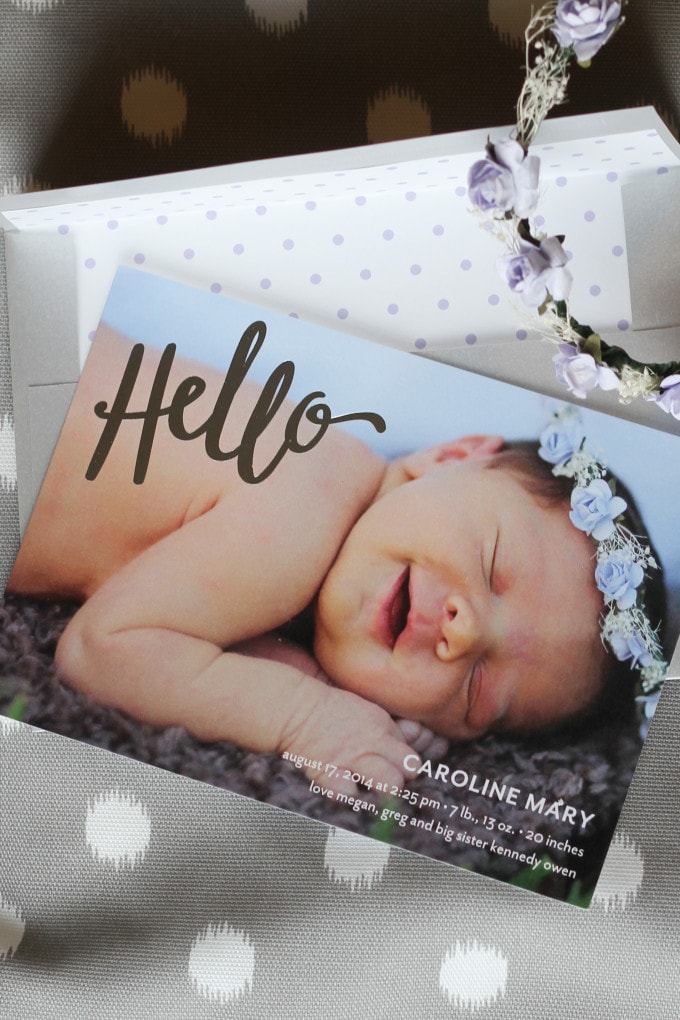 Tiny Prints Birth Announcements