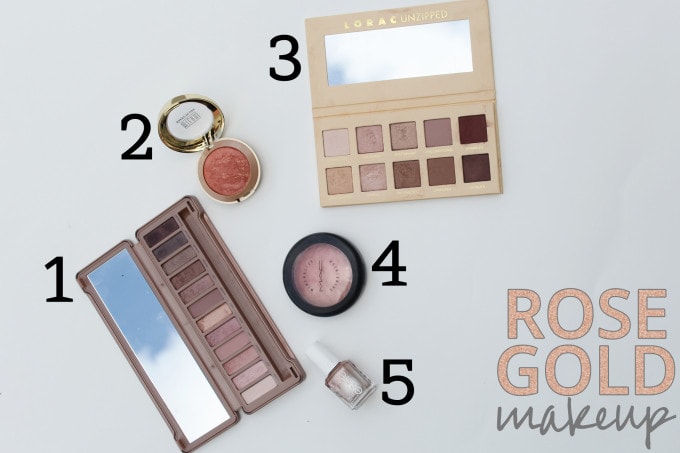 Rose Gold Makeup