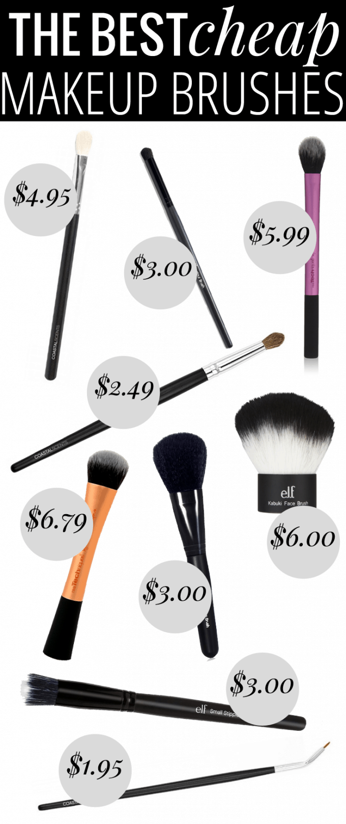 The Best Cheap Makeup Brushes Beauty Meg O. on the Go