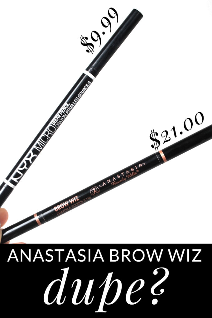 Houston Beauty blogger Meg O. on the Go asks if this $9.99 drugstore brow pencil is an Anastasia Brow Wiz dupe? You'll be surprised!