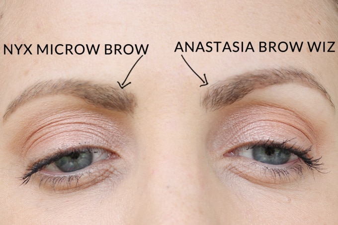 NYX Micro: Anastasia Brow Wiz Dupe? by beauty blogger Meg O. on the Go