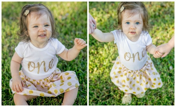 Caroline's First Birthday Photo Shoot