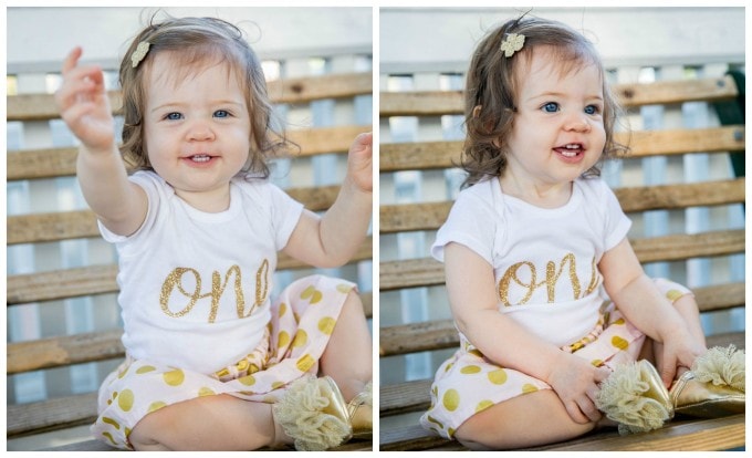 Caroline's First Birthday Photo Shoot