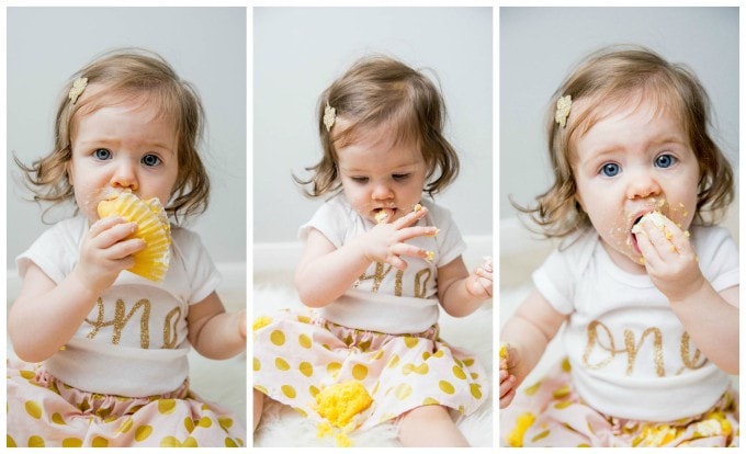Caroline's First Birthday Photo Shoot