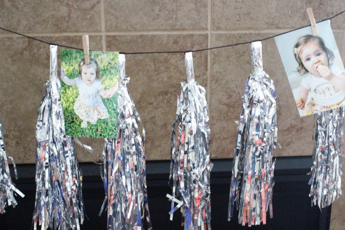 silver tassel garland