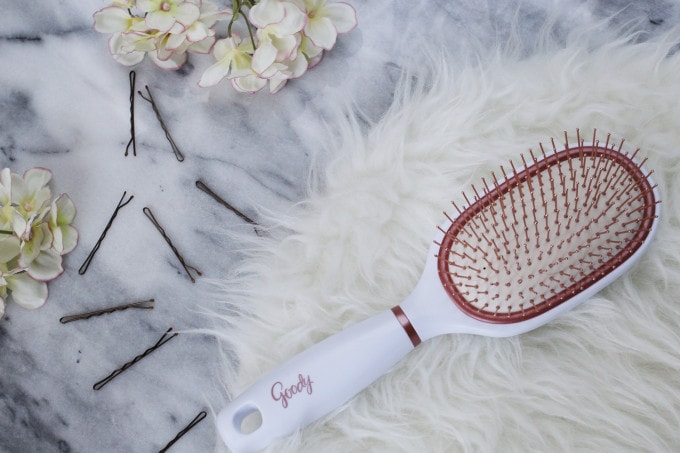 Goody Clean Radiance Hairbrush - copper bristles to encourage healthier shine!