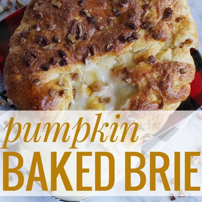 Pumpkin Baked Brie