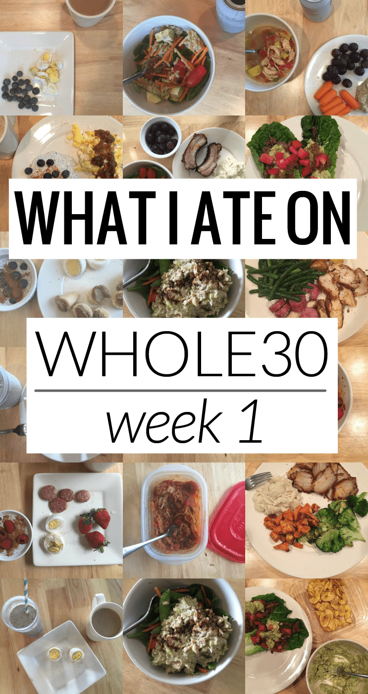 Popular Houston Beauty Blogger Meg O on the Go shares everything she ate on the first week of Whole30 and some thoughts so far!