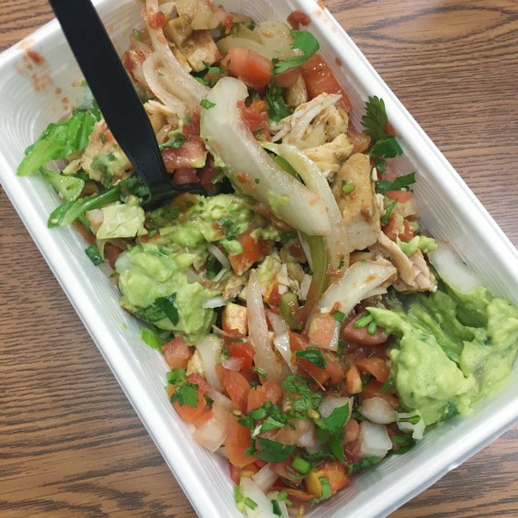 Whole30 Bullritos Salad Bowl