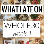 What I Ate on Whole30 – Week 1