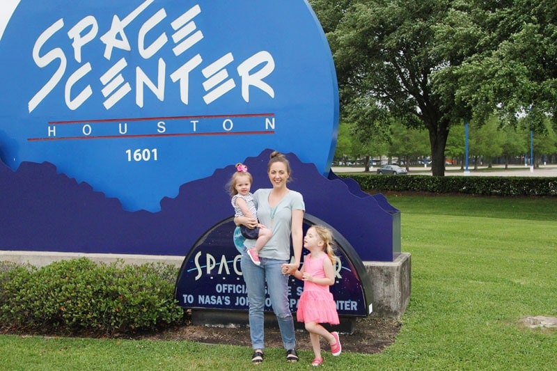 Playing Texas tourists in our own town - hanging out at Space Center Houston
