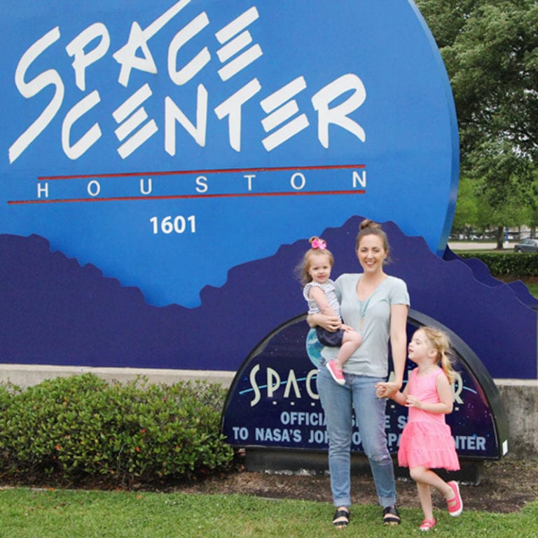 Playing Texas tourists in our own town - hanging out at Space Center Houston!