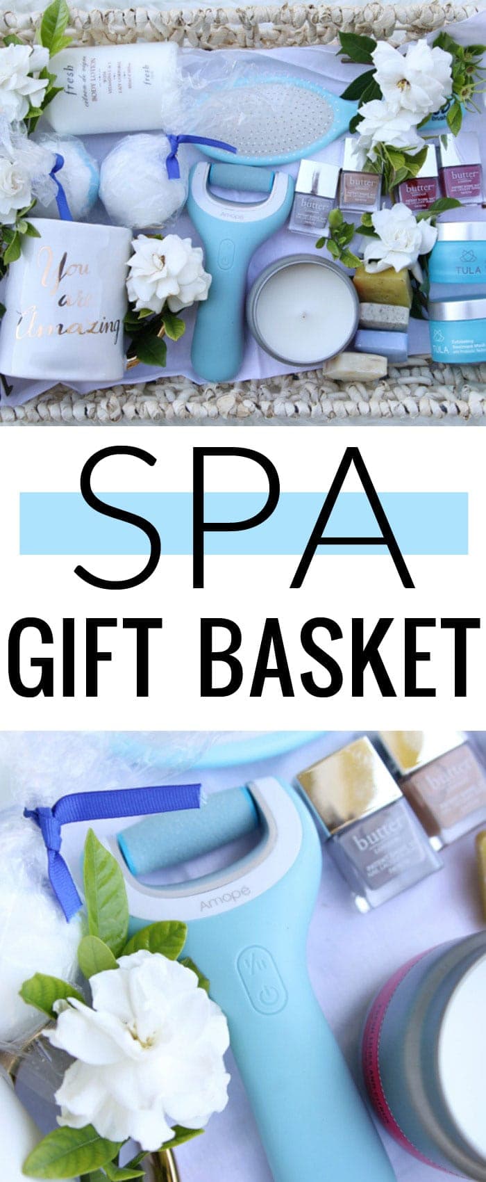 Spa Gift Basket - perfect for any woman that deserves a little pampering!