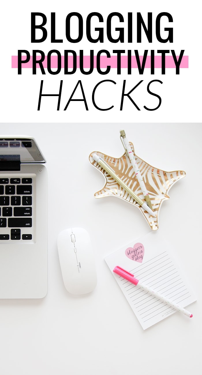 These productivity hacks make blogging so much easier. Get more done in less time!