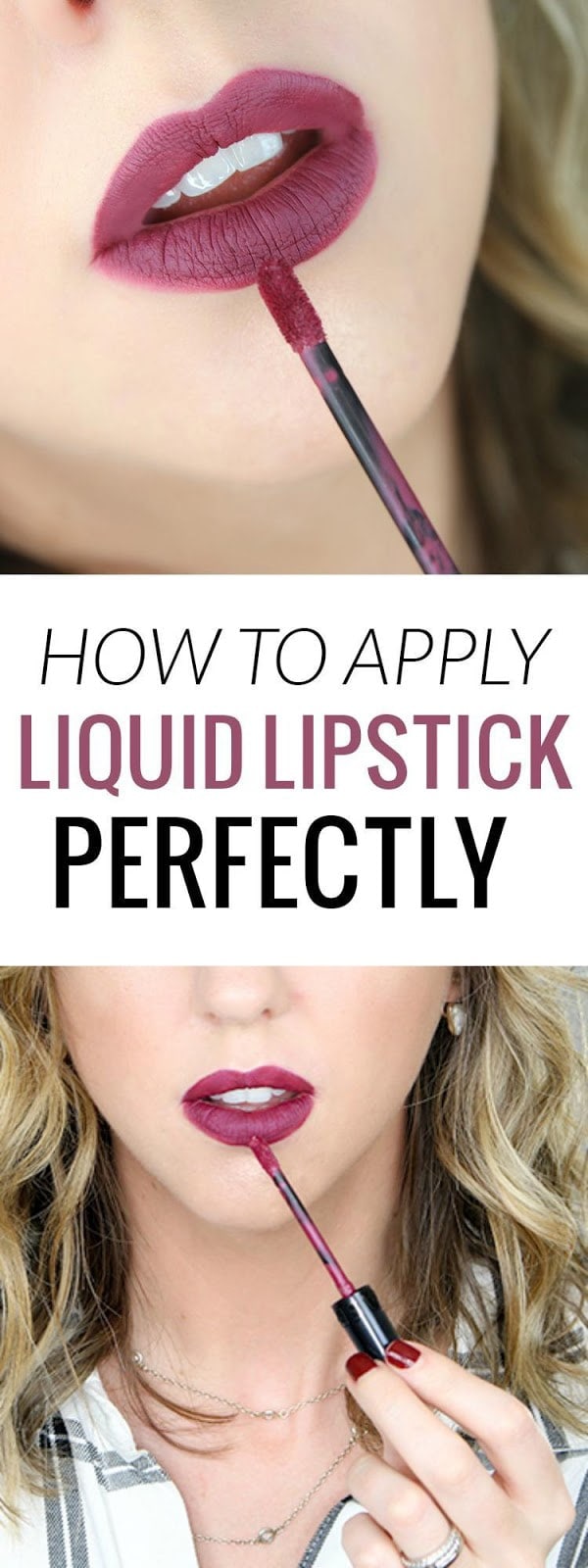 #ad How to apply liquid lipstick perfectly every single time! Plus, great tips to give you confidence while wearing your fall bold lip! @OpticWhite #DesignerSmile