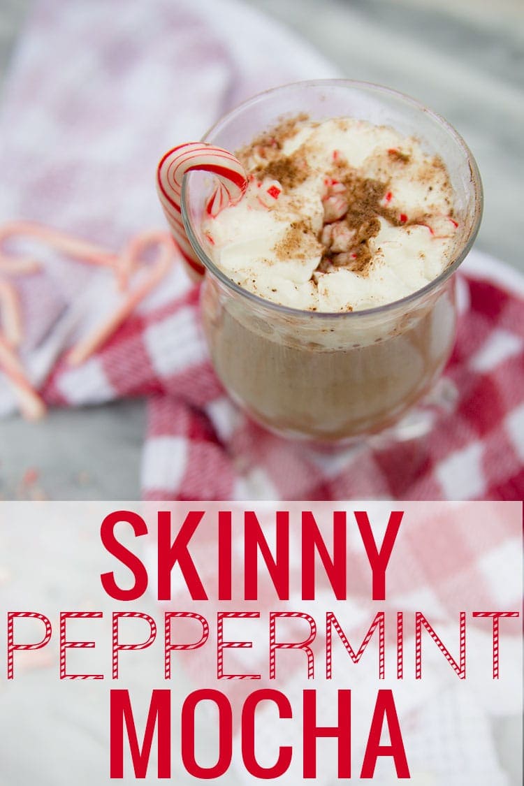 super easy skinny peppermint mocha recipe!