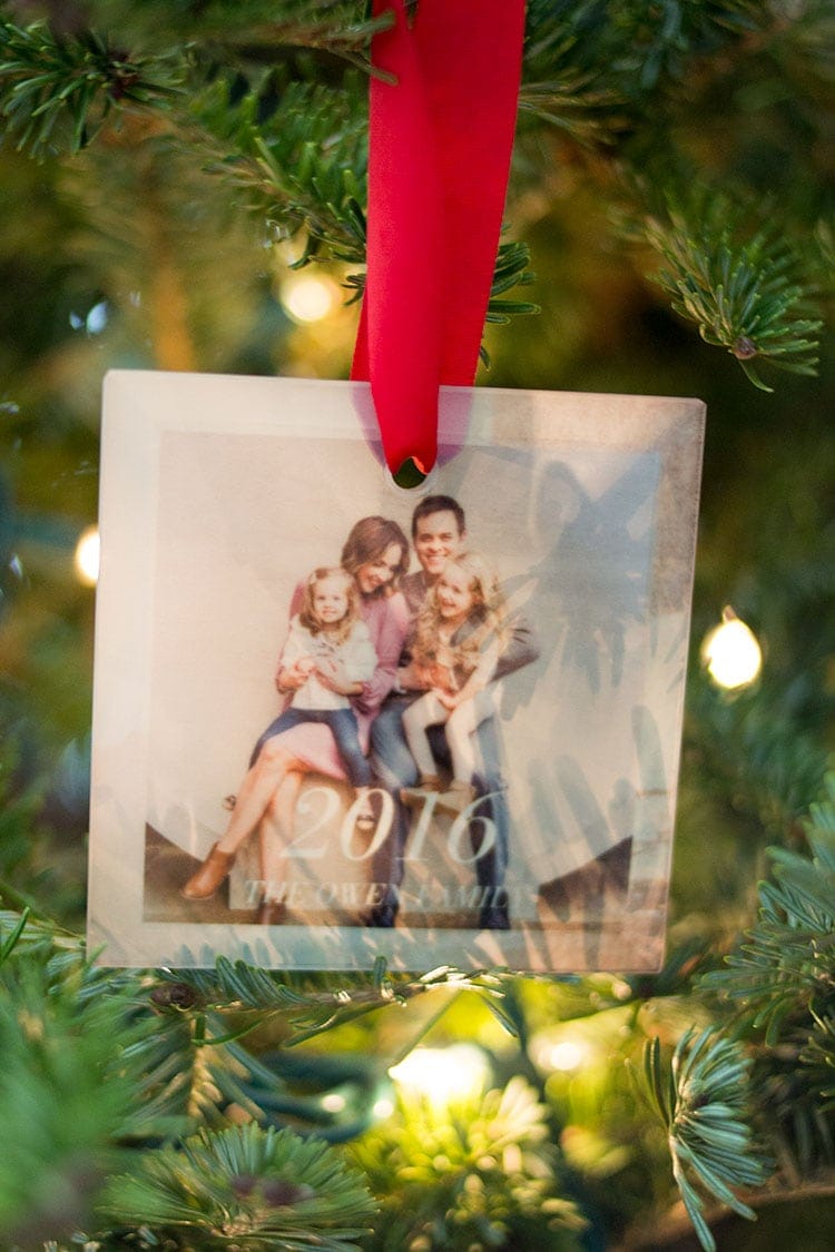 personalized ornament from Tiny Prints