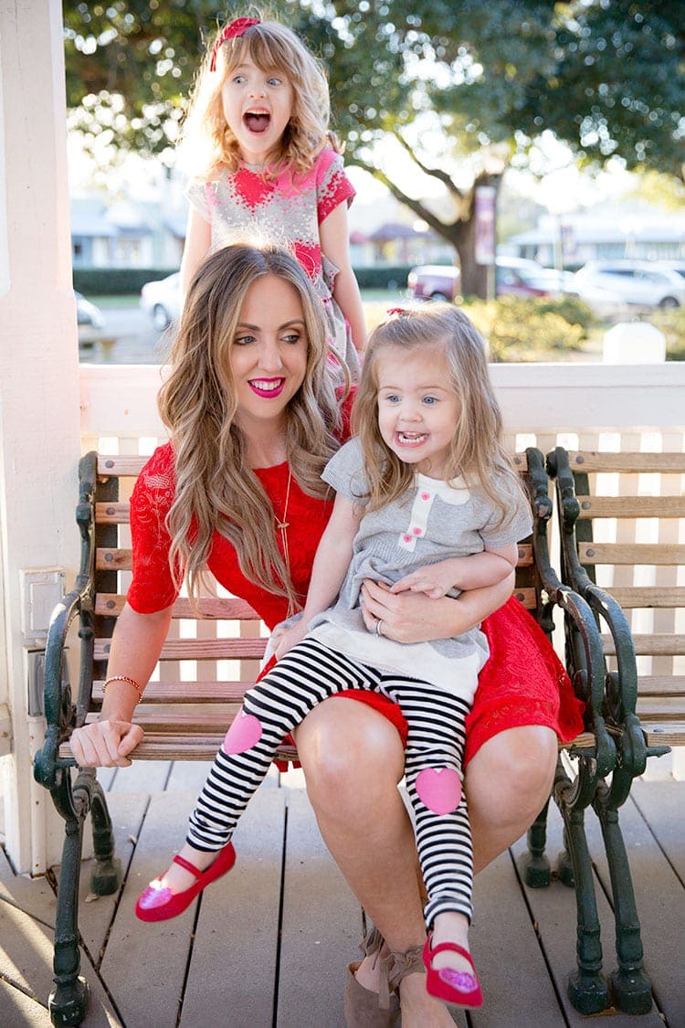 Valentine's Day coordinating outfits