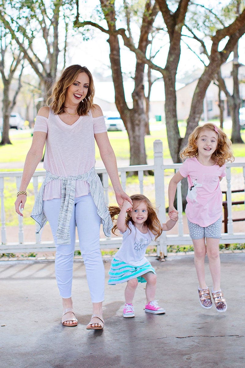 Adorable mommy and me outfits for play and weekends - fun items from Kohl's!