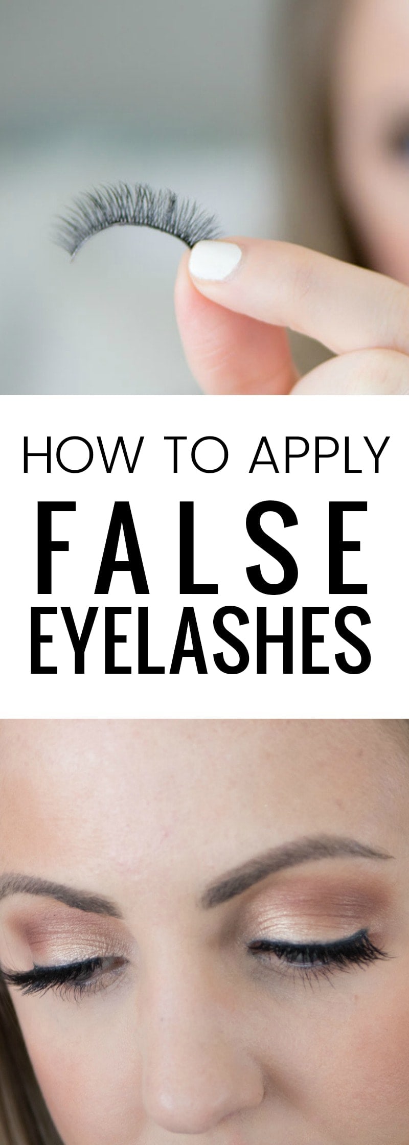Popular Houston Beauty Blogger Meg O on the Go shares How to apply false eyelashes - going over my best tips and tricks on how to getting it perfect every time! It's much easier than you think!