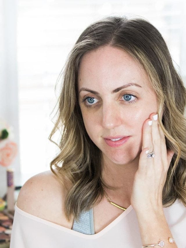 A radiant primer is the first step in my five minute makeup routine