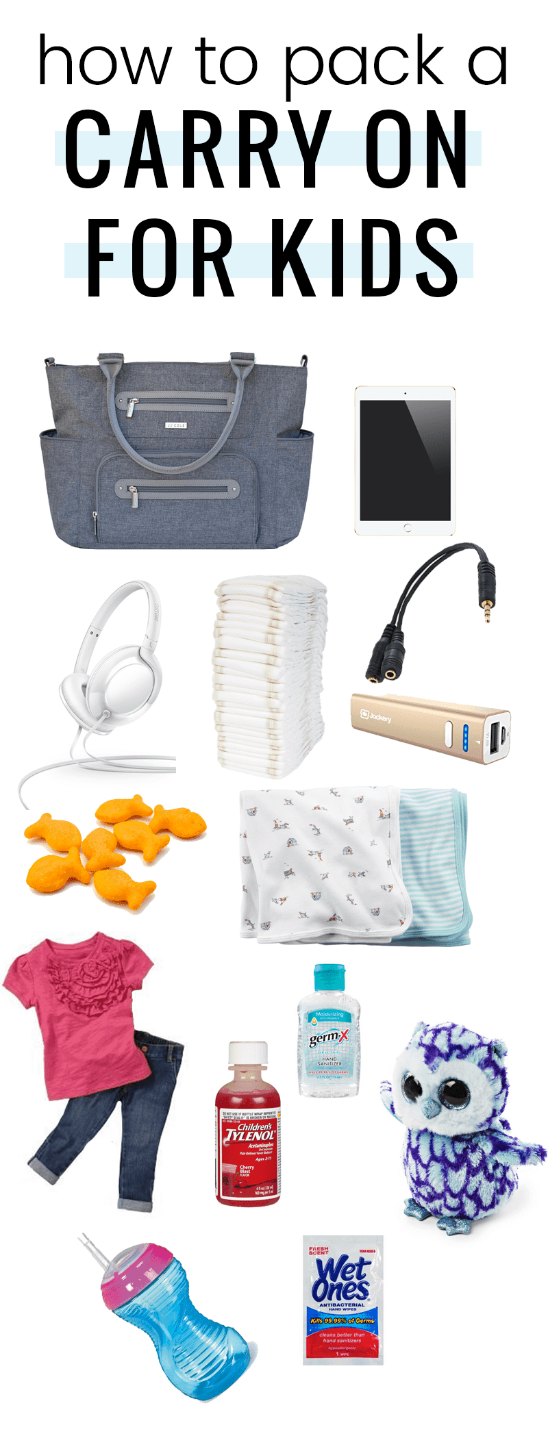 How To Pack A Carry On For Kids Traveling 101 Meg O. on the Go