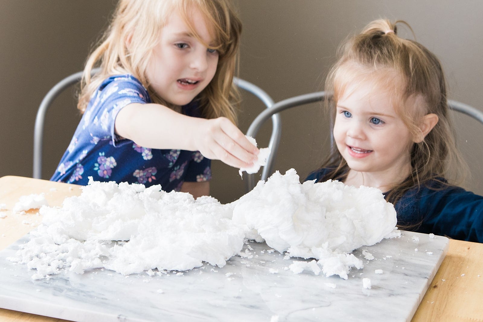 Ivory soap clouds are so fun to play with!