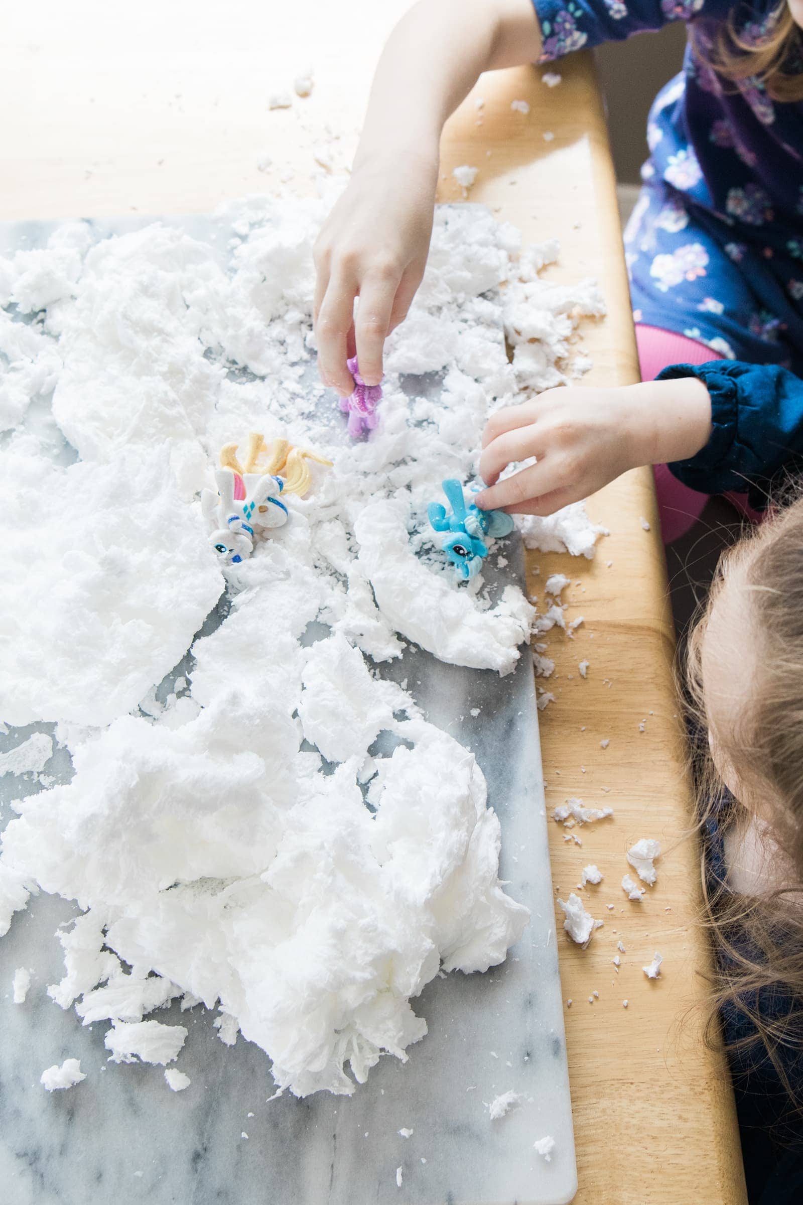 playing in ivory soap clouds