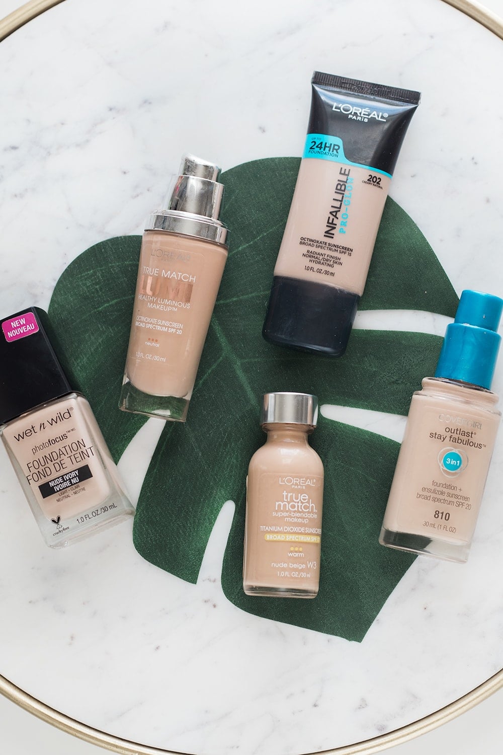 Top 10 Drugstore Foundations You'll Want to Buy by Houston beauty blogger Meg O. on the Go