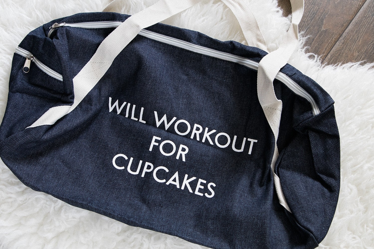 Private Party gym bag in the FabFitFun fall box