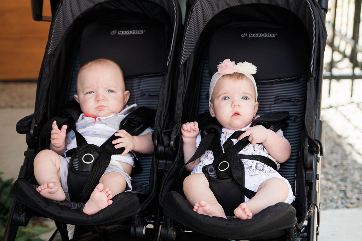 Twin stroller: Maxi Cosi Dana for 2