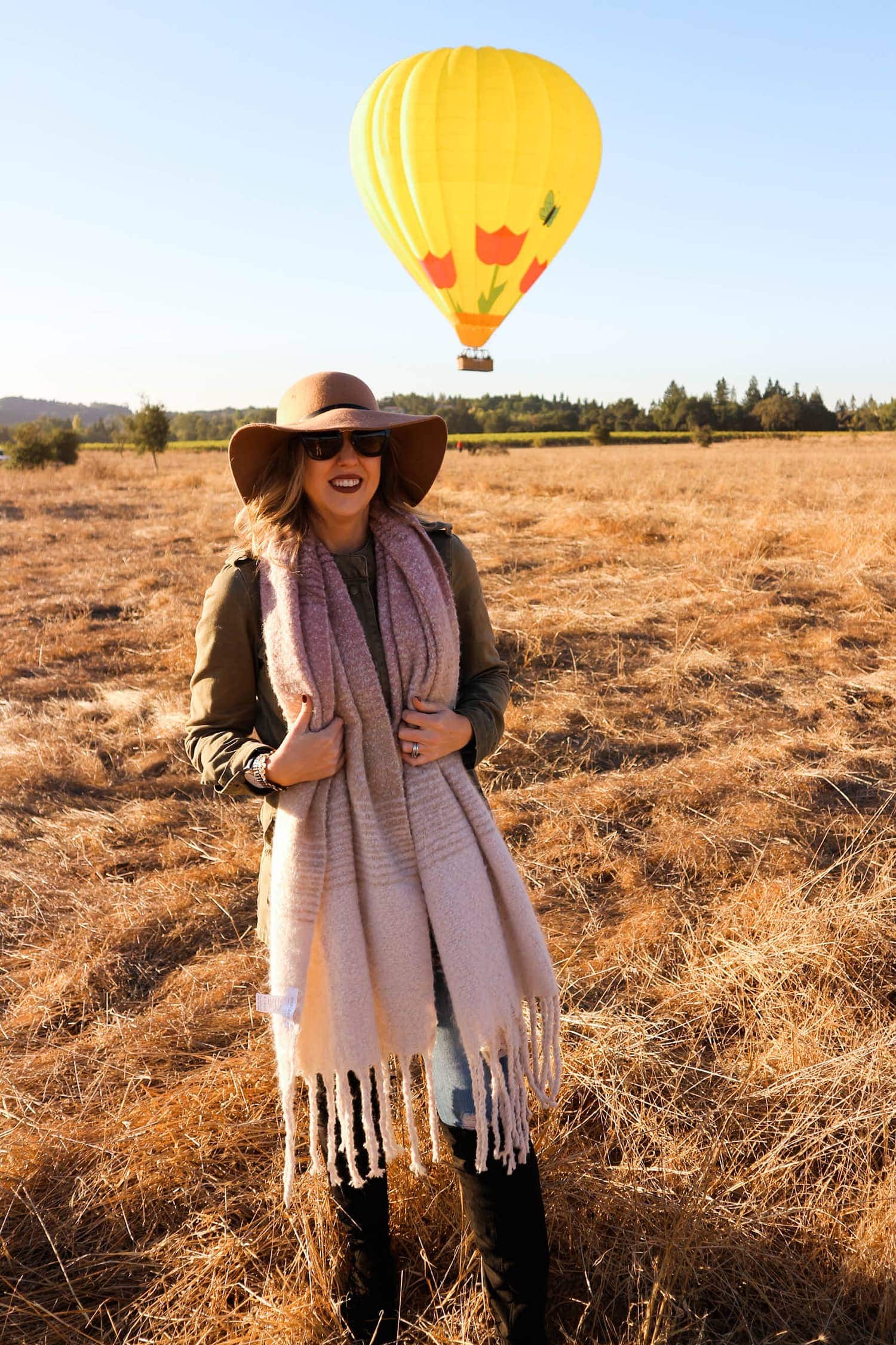 Napa Valley hot air balloon
