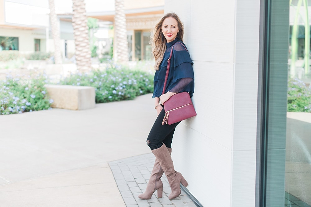 dressy casual holiday outfit