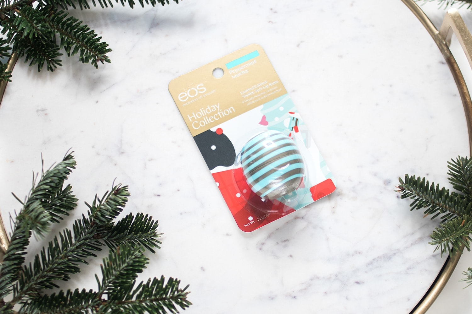 EOS lip balm from CVS Pharmacy - Houston blogger Meg O. on the Go shows us that this is a great stocking stuffer idea!