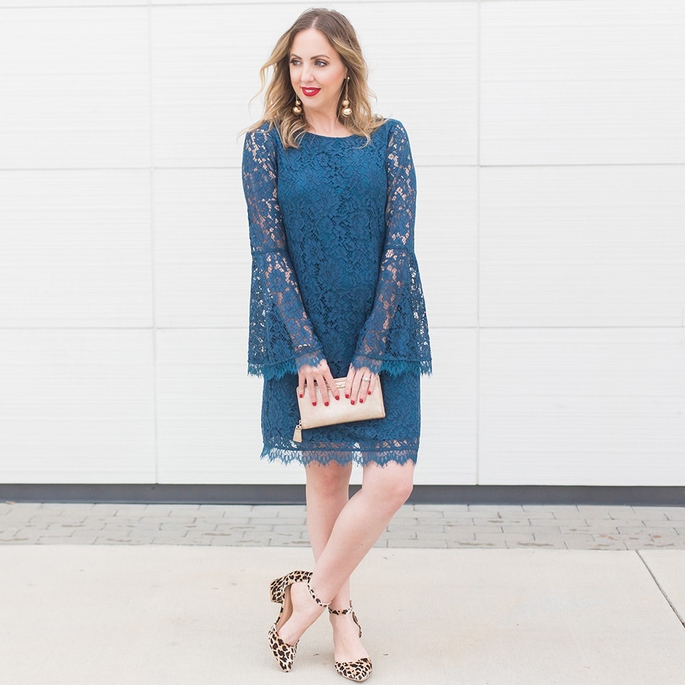 Lace Christmas dress