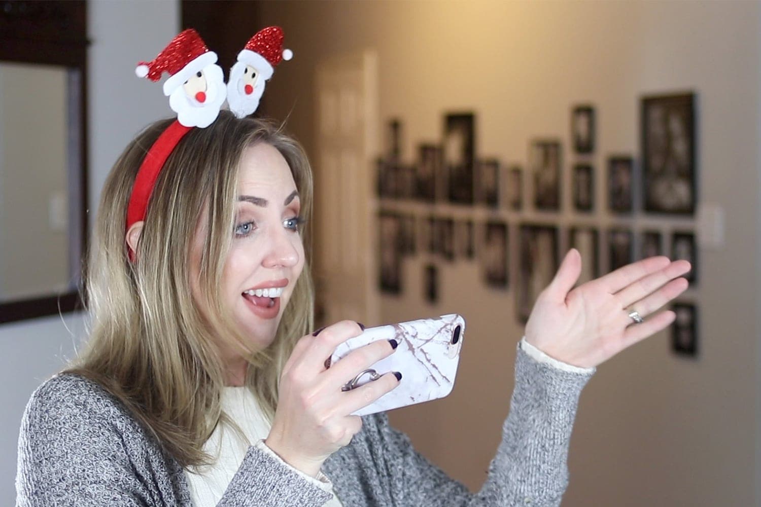 taking a photo - holiday bloopers by Houston blogger Meg O. on the Go