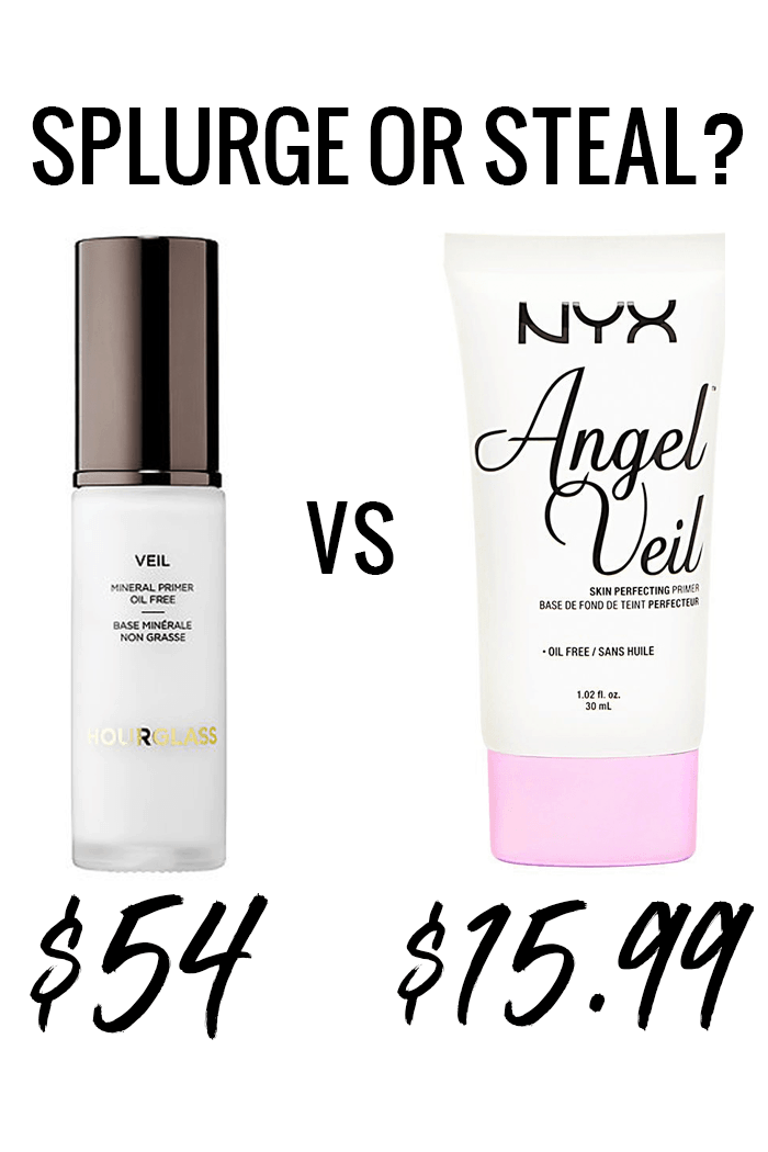 Houston blogger Meg O. on the Go shares a primer dupe for the Hourglass Veil Mineral Primer - try the NYX Angel Veil!