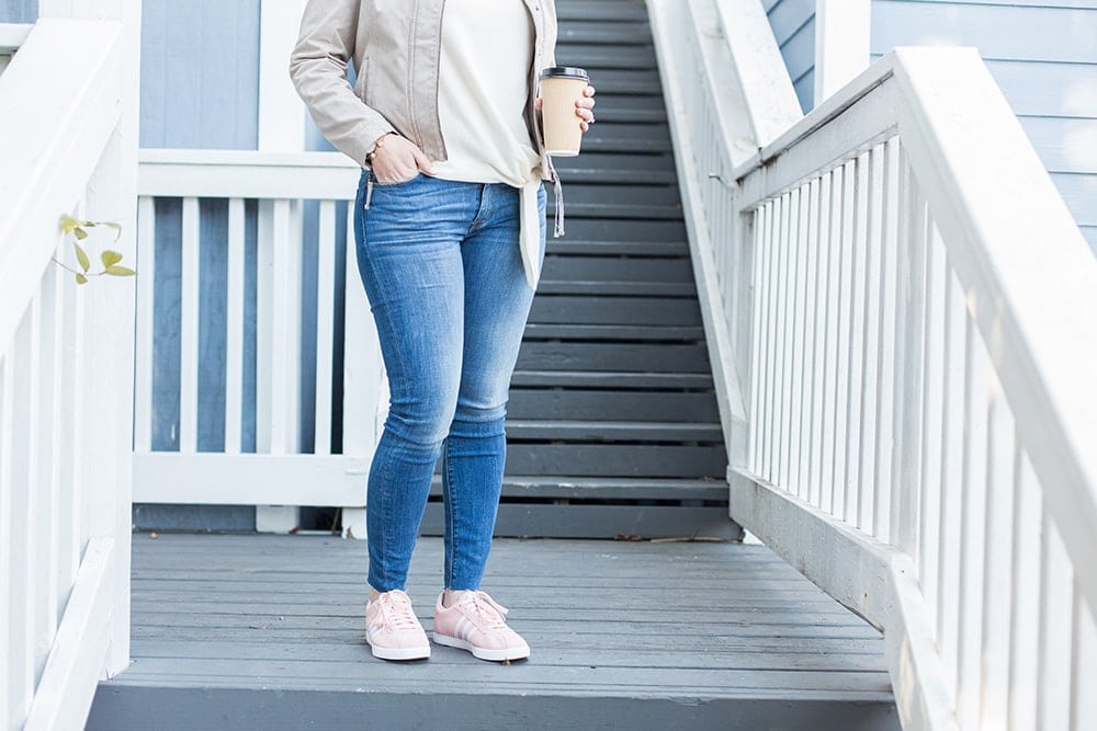 Houston blogger Meg O. on the Go shares how to wear Hudson denim