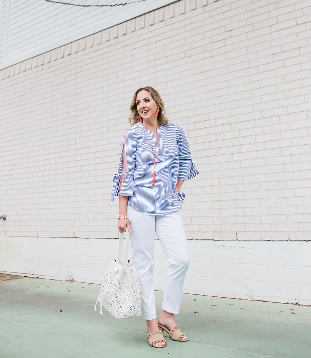 Houston blogger Meg O. on the Go shares a perfect spring outfit from the Avon Modern Southern Belle Collection