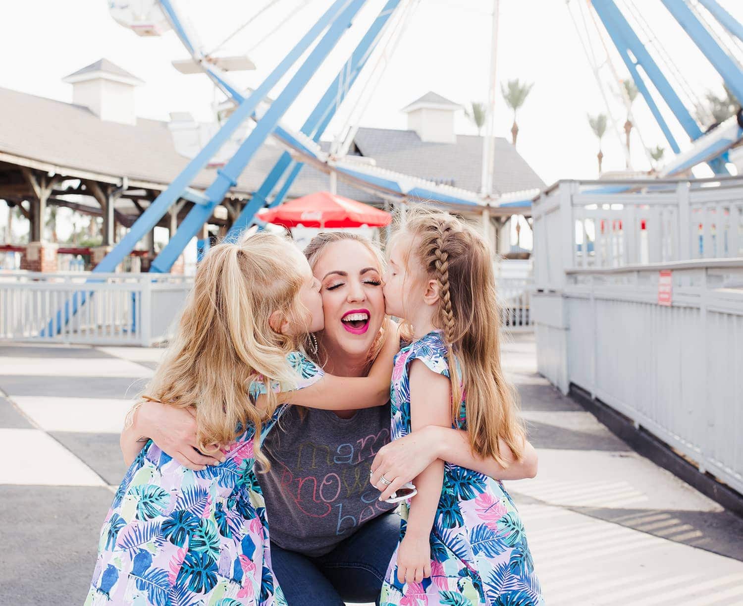 Houston mommy blogger Meg O. on the Go in an adorable mommy daughter photo