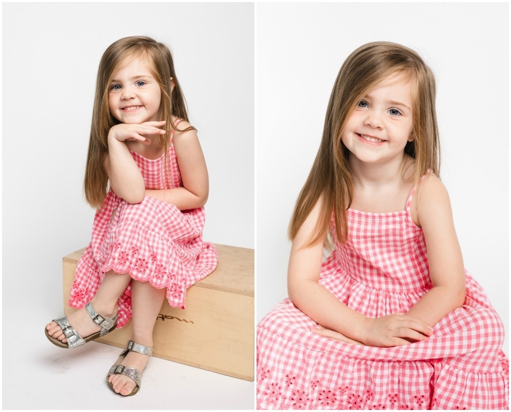 Child headshot poses