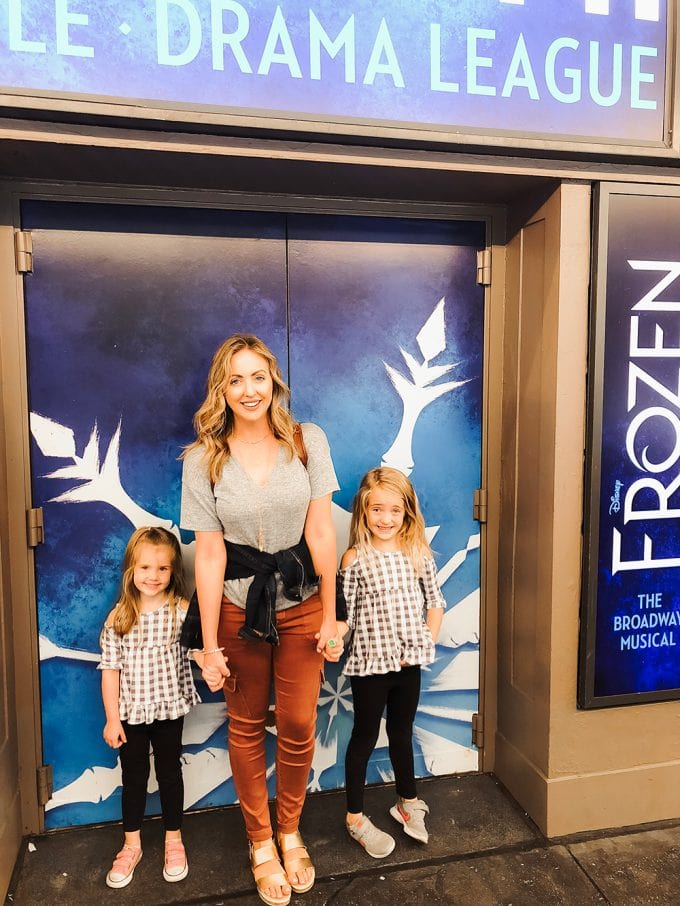 Frozen on Broadway - the perfect activity for kids while in New York City