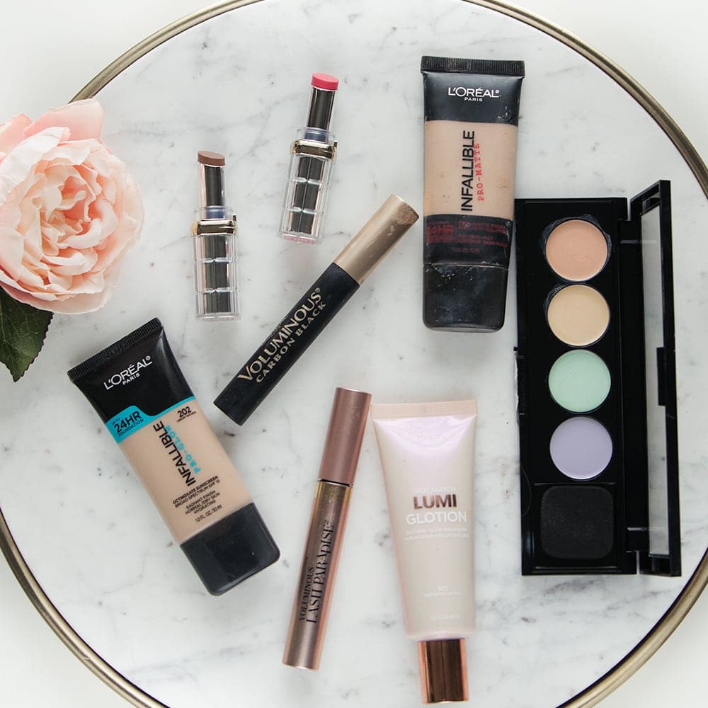 L'Oreal drugstore makeup products on Amazon - beauty guide written by Houston blogger Meg O. on the Go